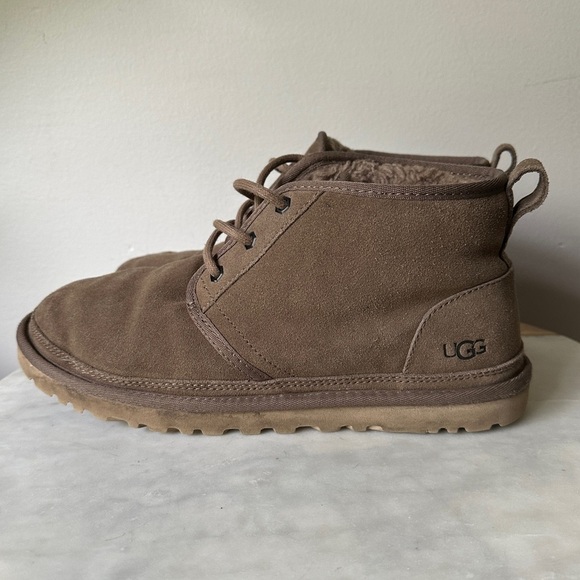 UGG Boots for Men Nuemel Boot suede wool Dark Brown size 10 - Picture 5 of 9